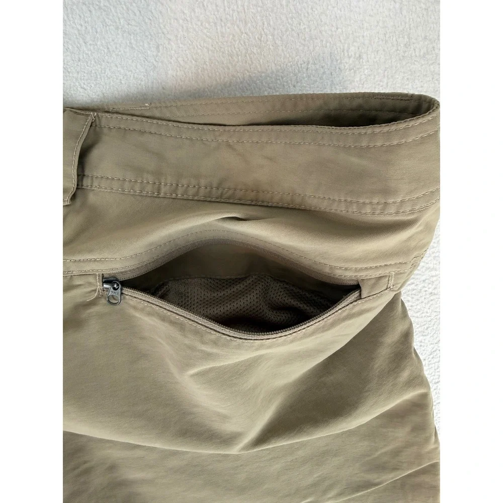 The North Face‎ Hiking Pants Mens 38 Tan Nylon Zipper Leg Outdoor Trekking